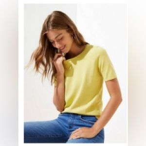 LOFT Sweater Tee in Lemongrass